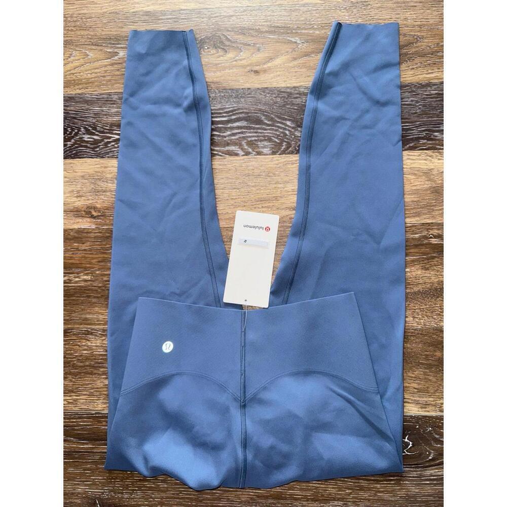 Lululemon Glow Up Tight High Rise 25” Washed Denim Size 8 NWT